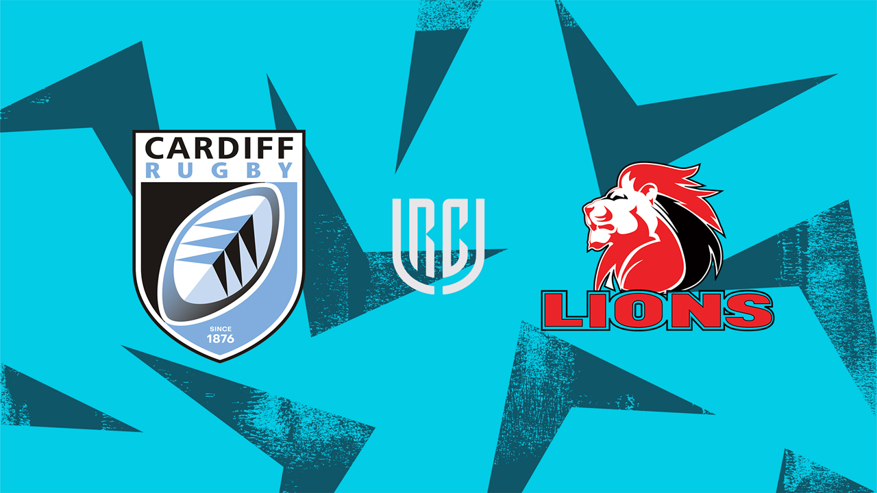 Cardiff Rugby vs Lions poster Cardiff Rugby vs Lions poster