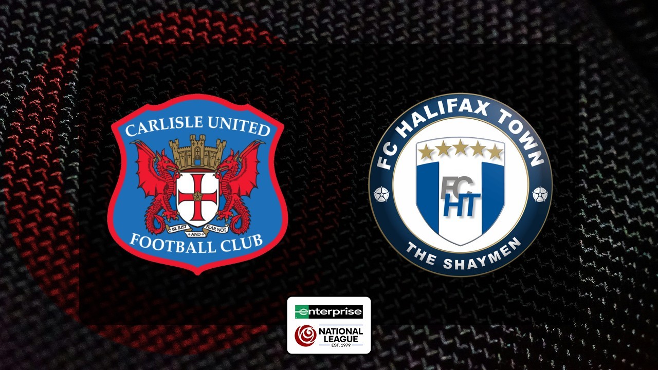 Carlisle United vs Halifax Town poster