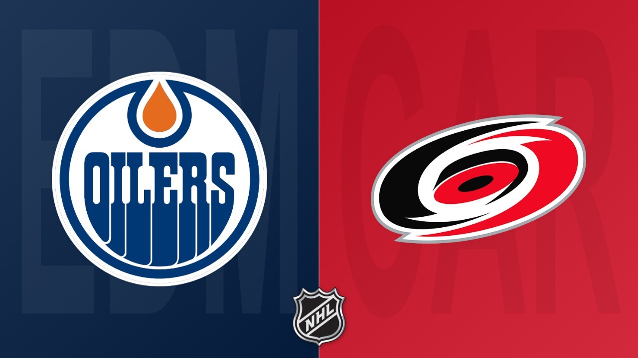 Carolina Hurricanes vs Edmonton Oilers poster