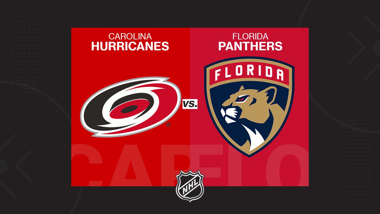Carolina Hurricanes vs Florida Panthers poster