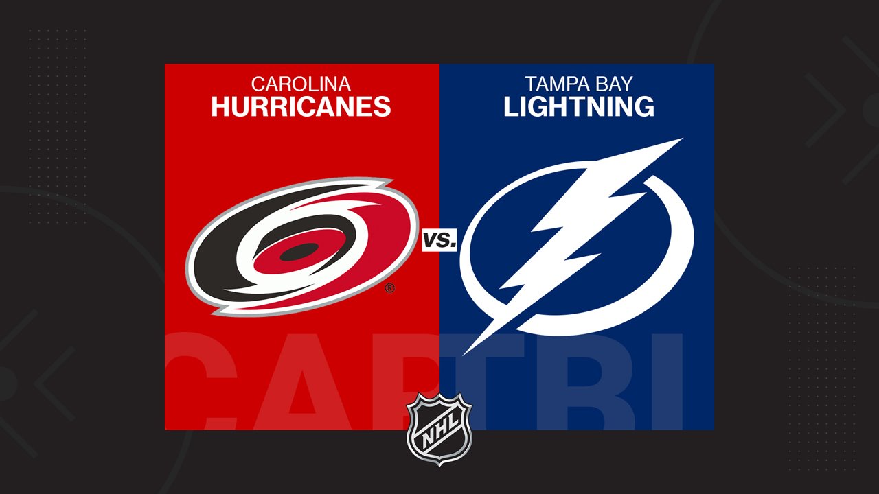Carolina Hurricanes vs Tampa Bay Lightning poster