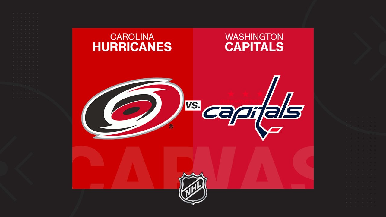 Carolina Hurricanes vs Washington Capitals poster