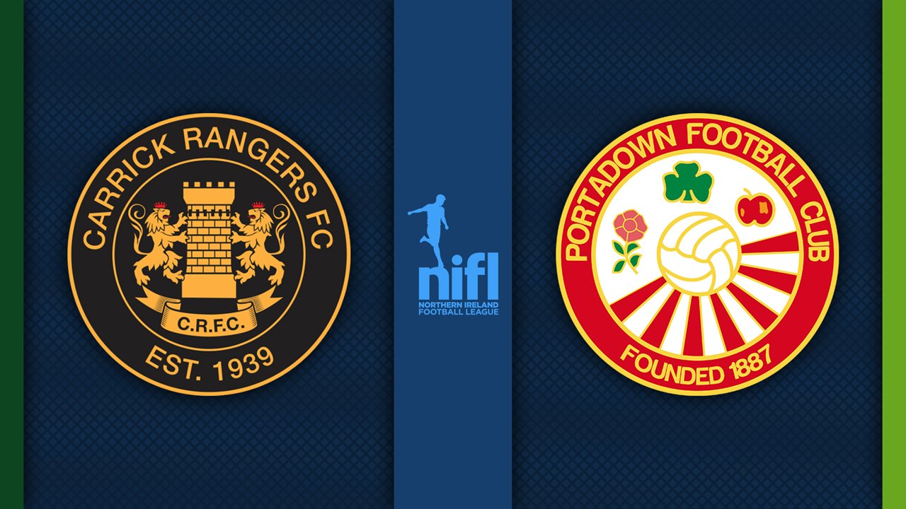 Carrick Rangers vs Portadown poster