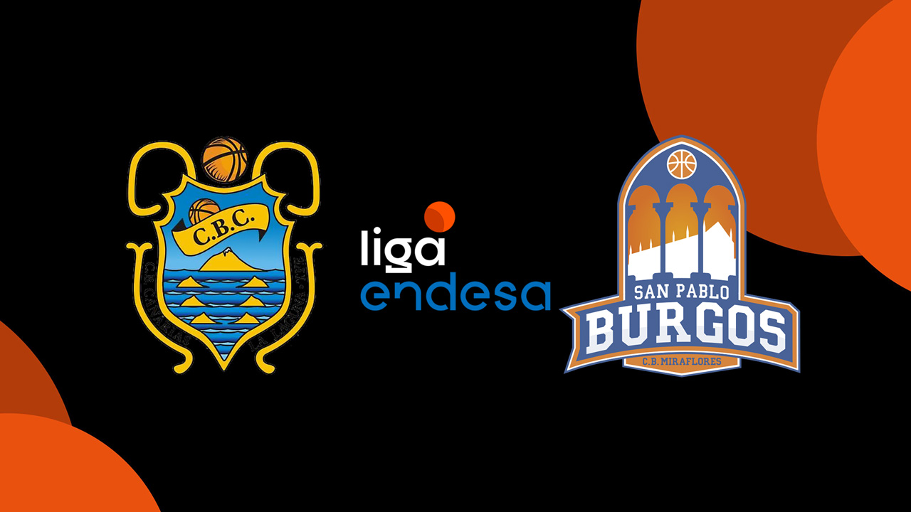 CB 1939 Canarias vs CB San Pablo Burgos poster