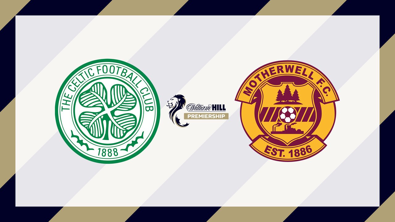 Celtic vs Motherwell poster