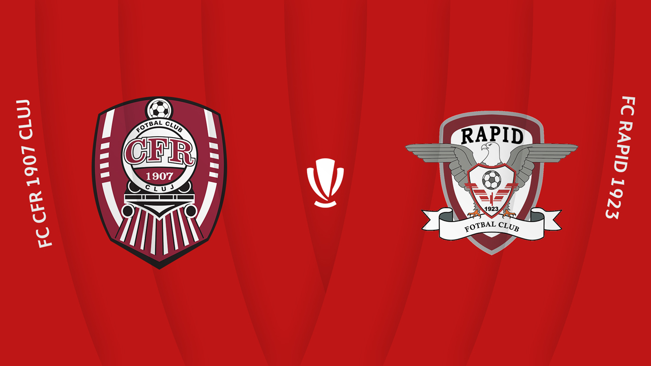 CFR Cluj vs Rapid București poster CFR Cluj vs Rapid București poster