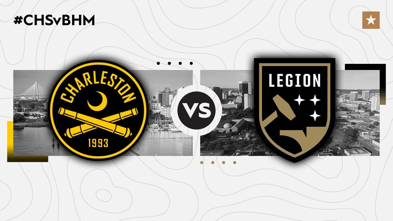 Charleston Battery vs Birmingham Legion poster