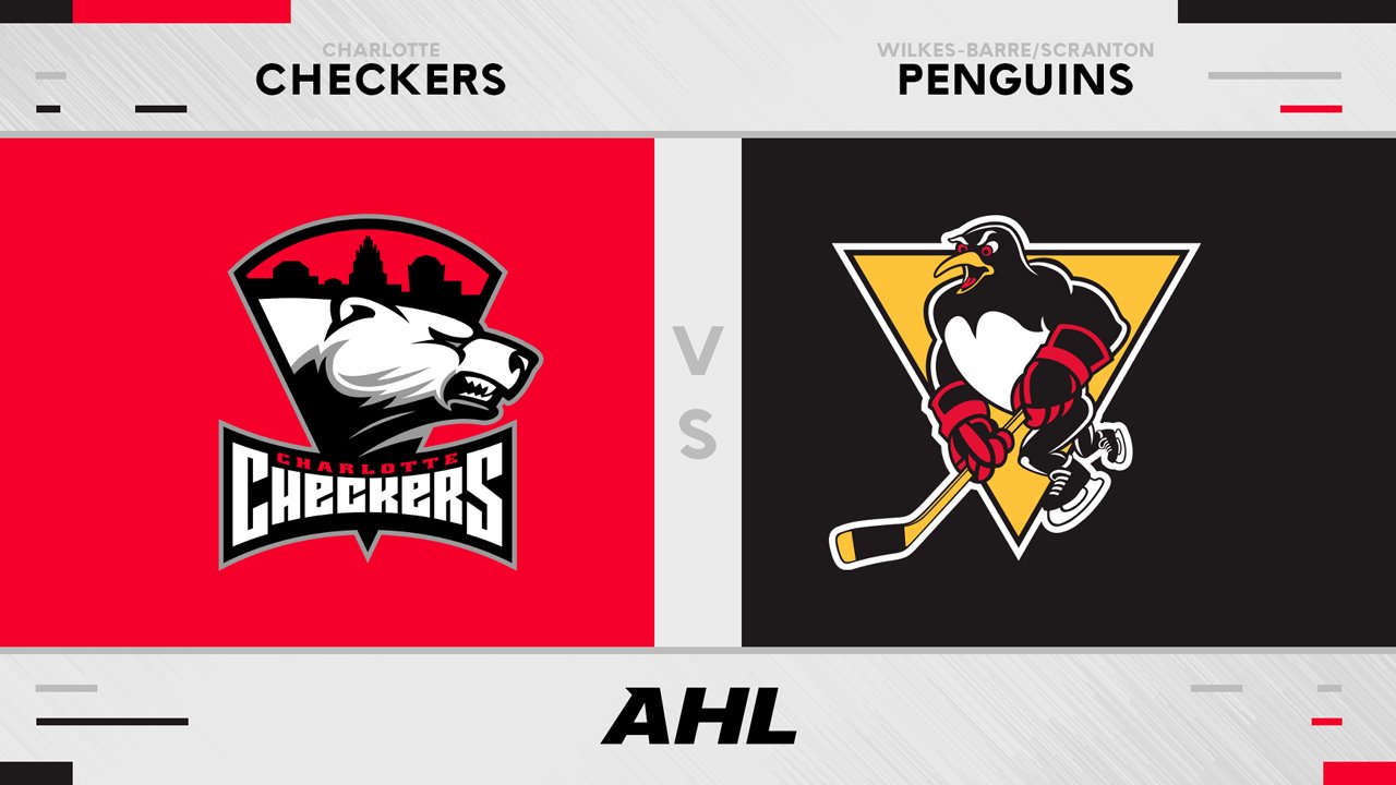 Charlotte Checkers vs Wilkes-Barre Scranton Penguins poster