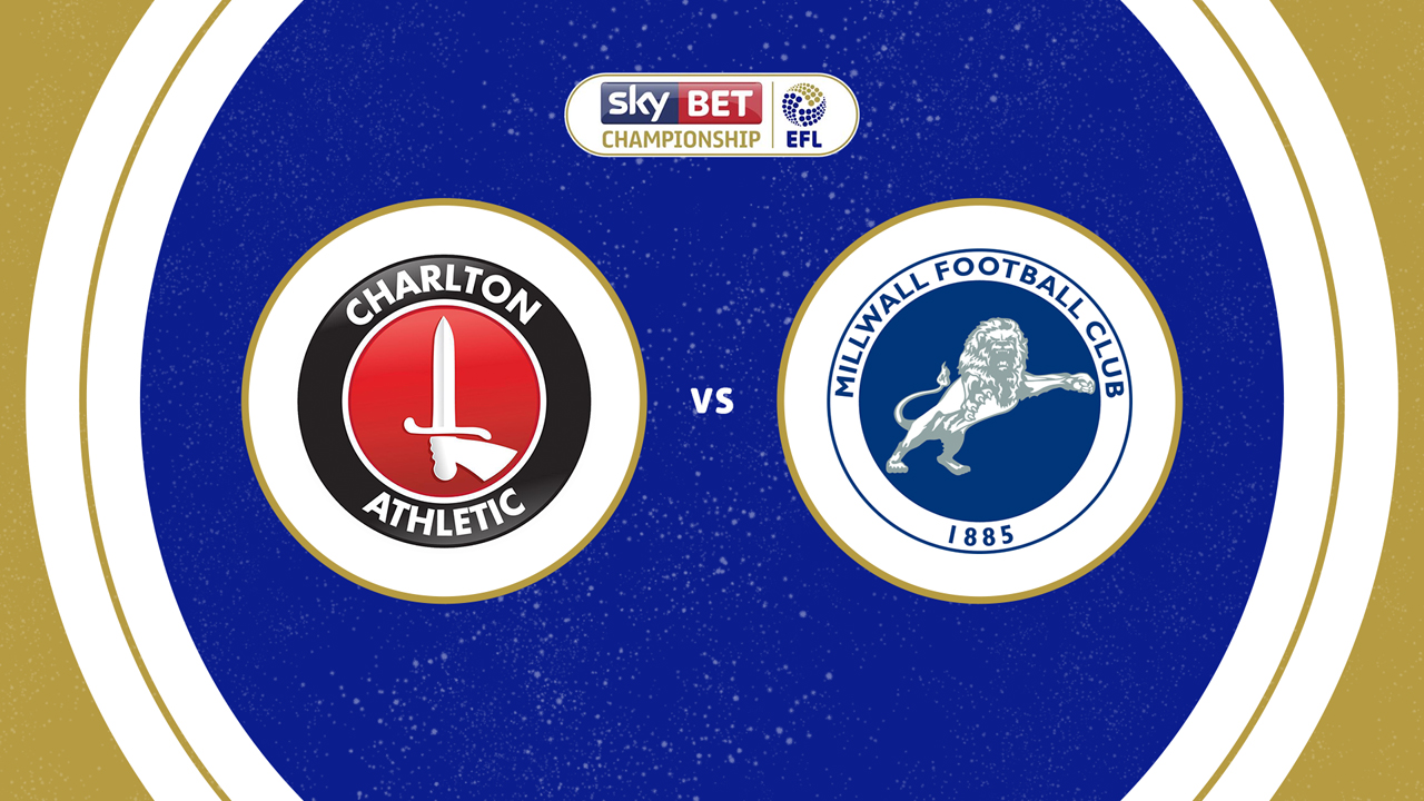 Charlton Athletic vs Millwall poster
