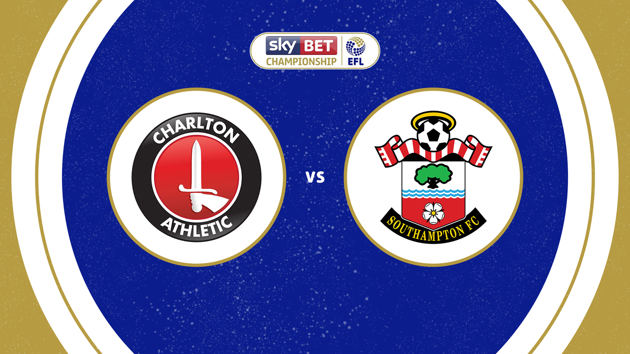 Charlton Athletic vs Southampton poster Charlton Athletic vs Southampton poster