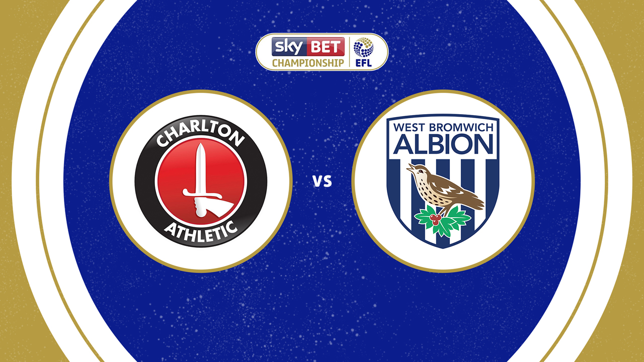 Charlton Athletic vs West Bromwich Albion poster