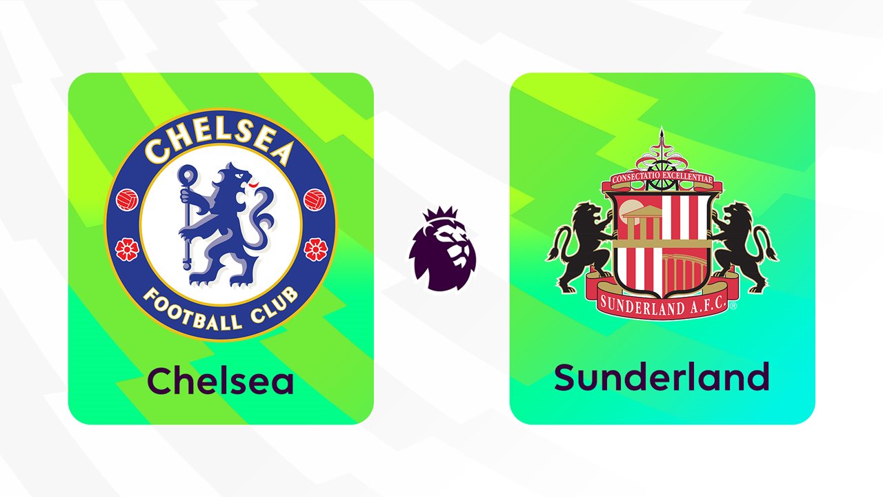 Chelsea vs Sunderland poster