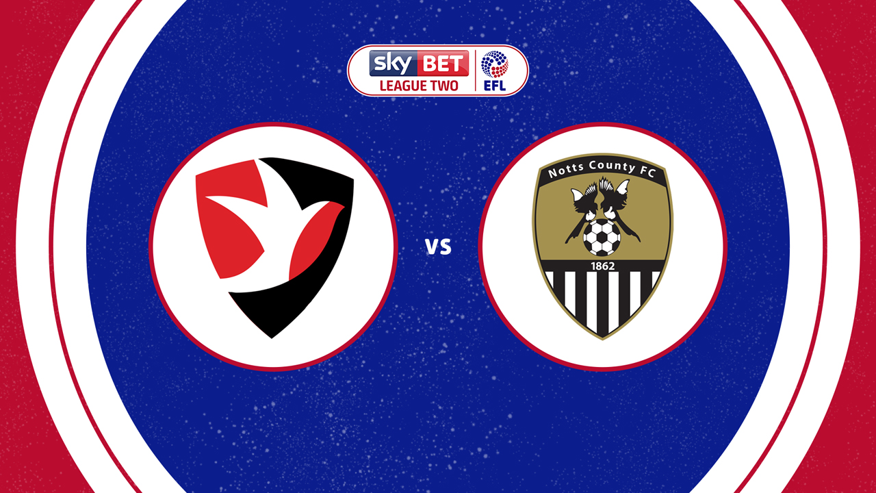 Cheltenham Town vs Notts County poster