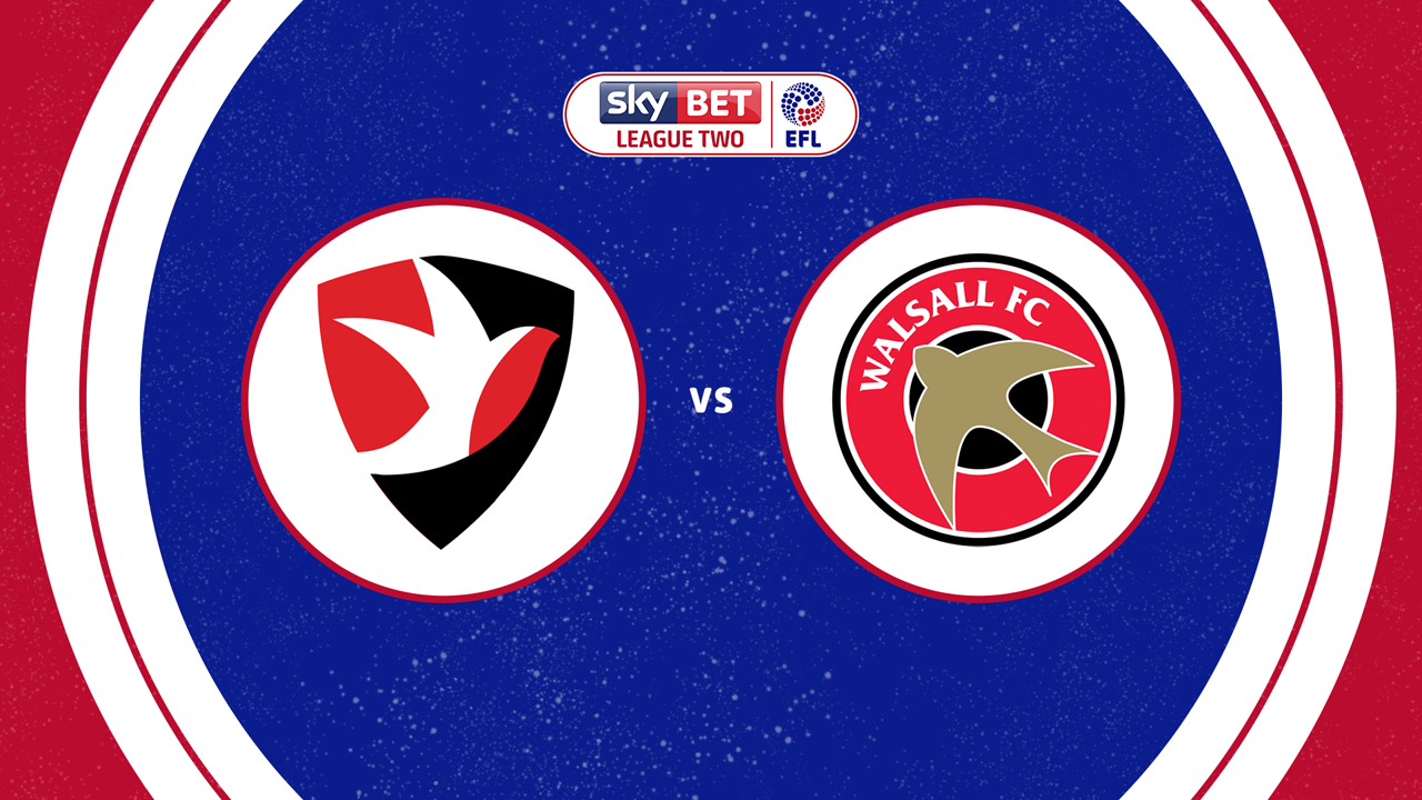 Cheltenham Town vs Walsall poster