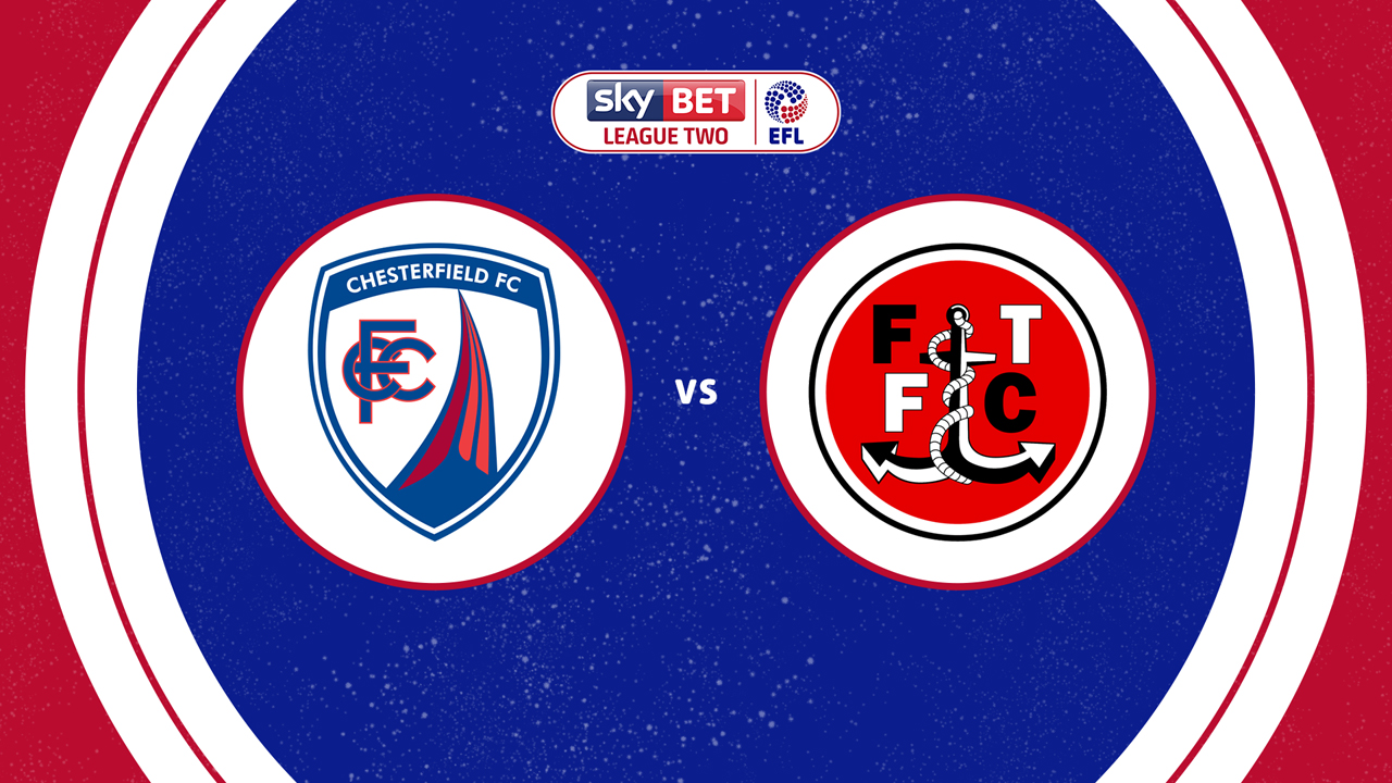 Chesterfield vs Fleetwood Town poster