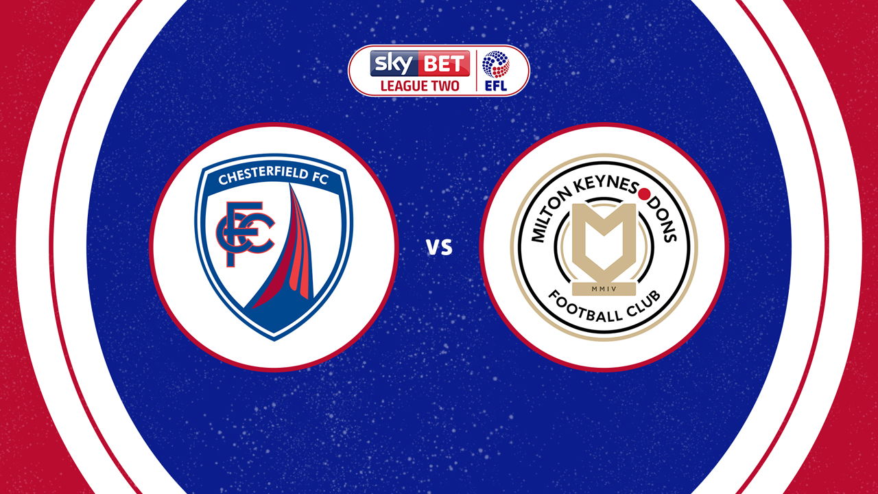 Chesterfield vs Milton Keynes Dons poster