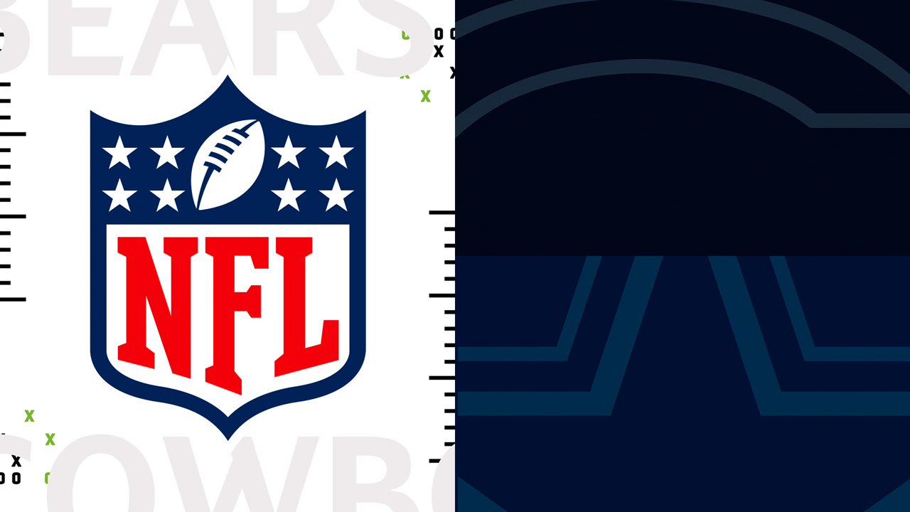 Chicago Bears vs Dallas Cowboys poster
