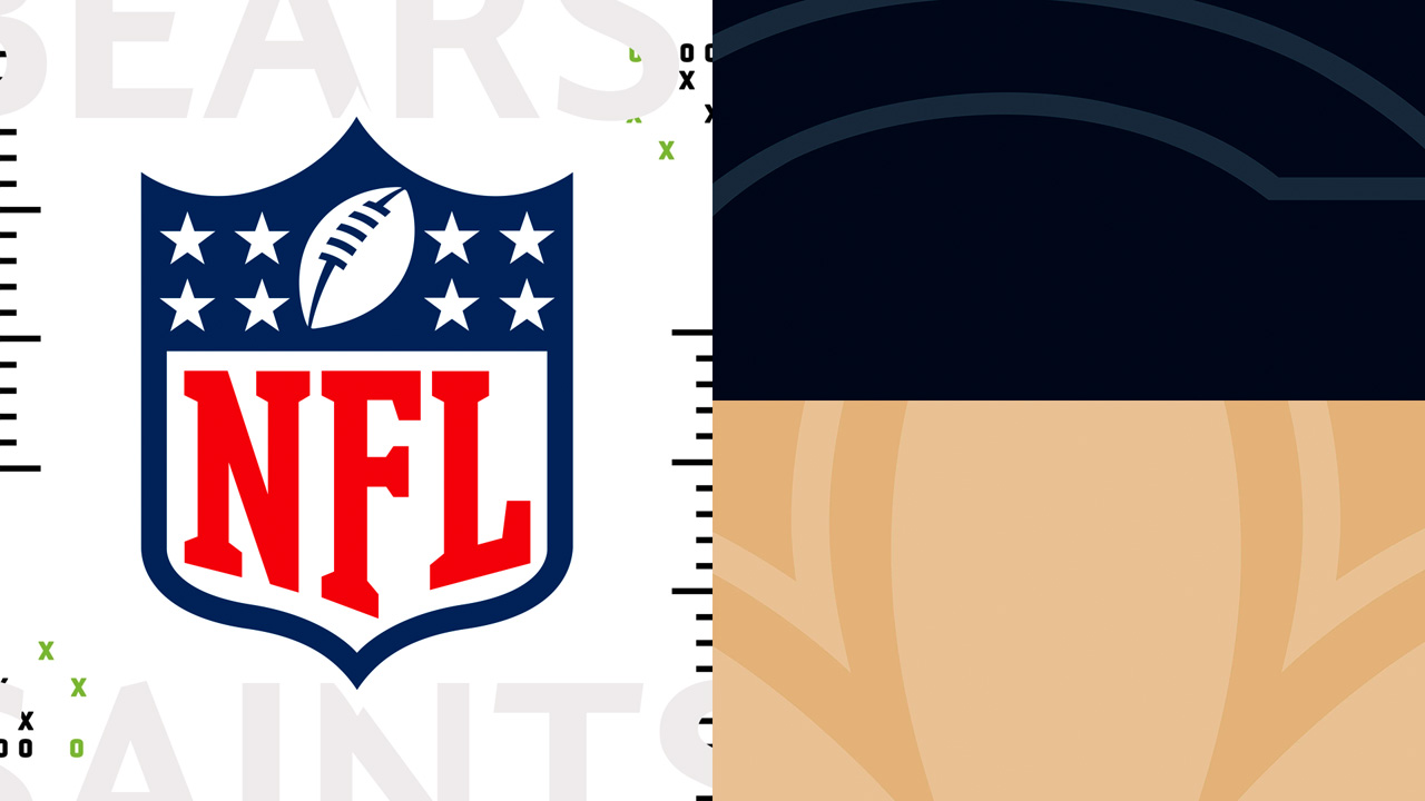 Chicago Bears vs New Orleans Saints poster