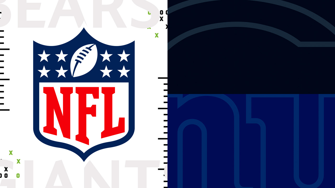 Chicago Bears vs New York Giants poster
