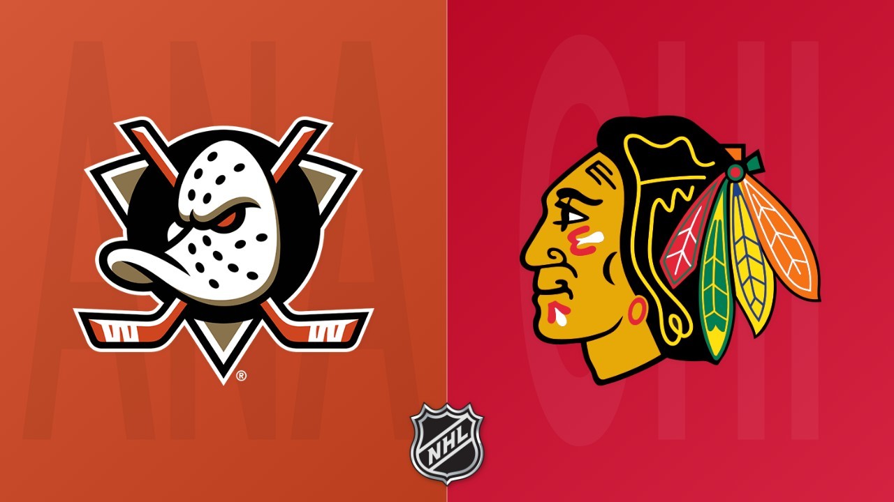 Chicago Blackhawks vs Anaheim Ducks poster Chicago Blackhawks vs Anaheim Ducks poster
