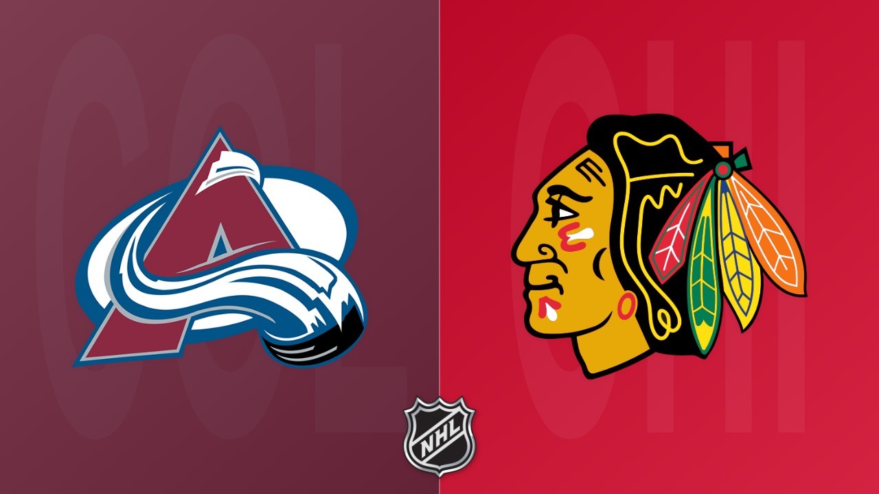 Chicago Blackhawks vs Colorado Avalanche poster Chicago Blackhawks vs Colorado Avalanche poster