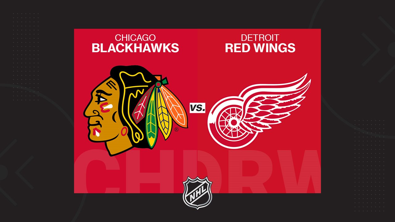Chicago Blackhawks vs Detroit Red Wings poster