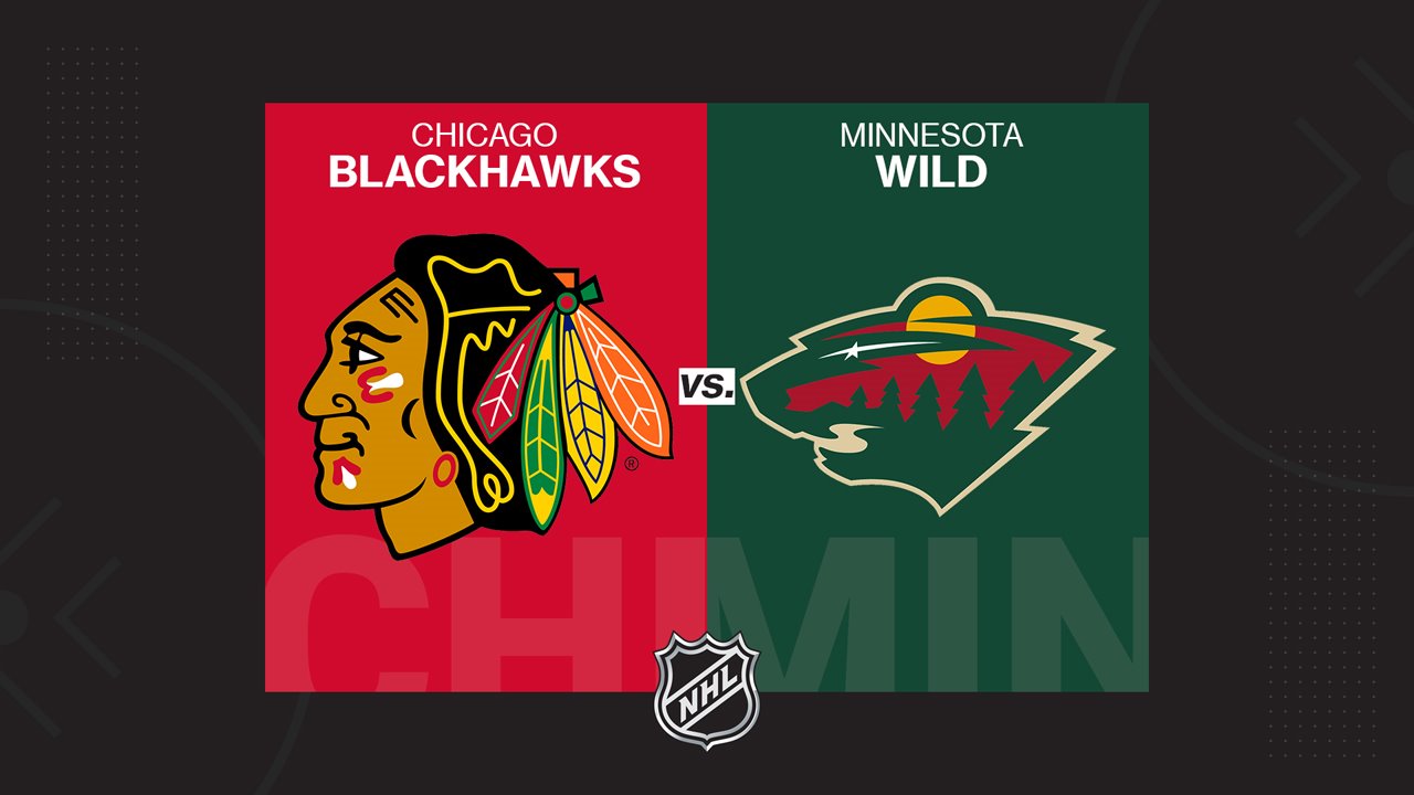 Chicago Blackhawks vs Minnesota Wild poster