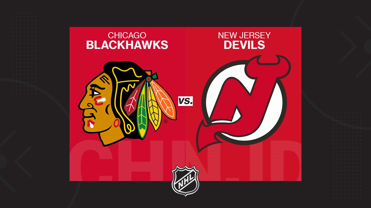 Chicago Blackhawks vs New Jersey Devils poster Chicago Blackhawks vs New Jersey Devils poster