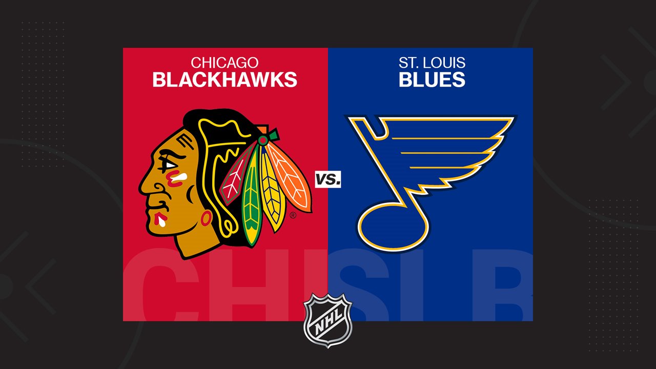 Chicago Blackhawks vs St. Louis Blues poster Chicago Blackhawks vs St. Louis Blues poster