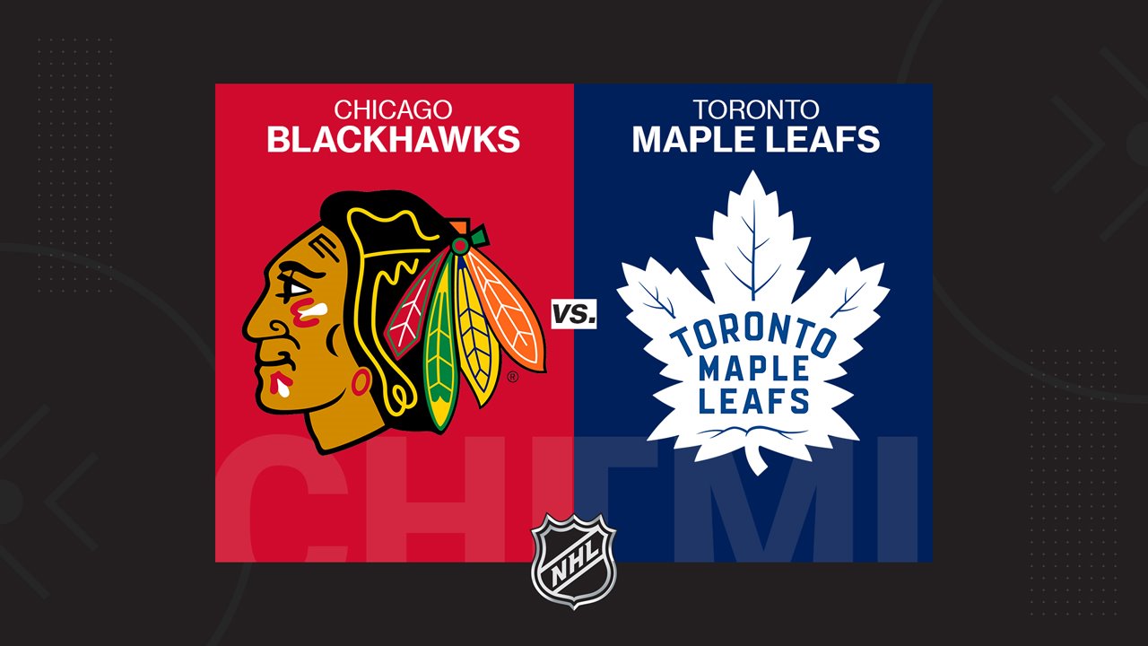 Chicago Blackhawks vs Toronto Maple Leafs poster Chicago Blackhawks vs Toronto Maple Leafs poster