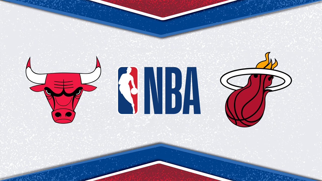 Chicago Bulls vs Miami Heat poster Chicago Bulls vs Miami Heat poster