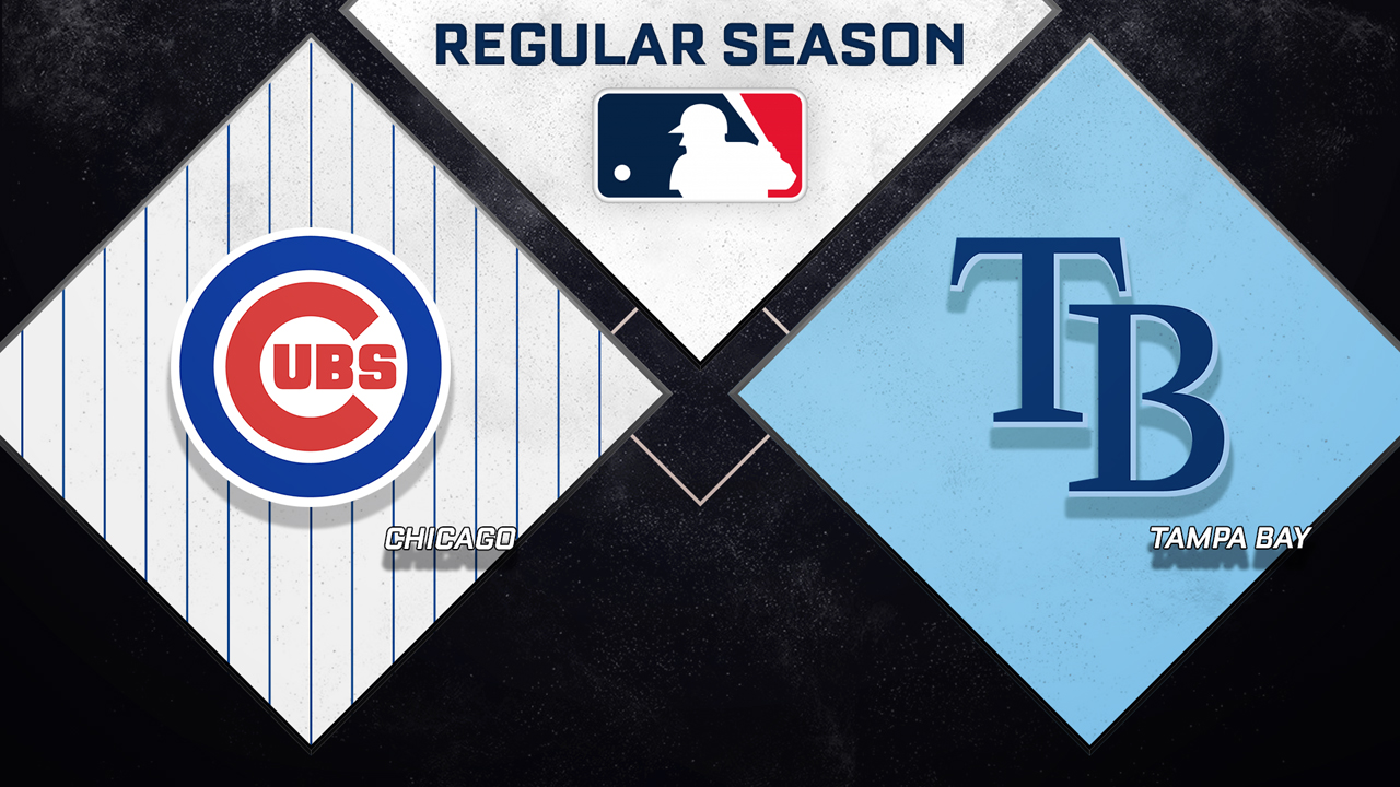Chicago Cubs vs Tampa Bay Rays poster