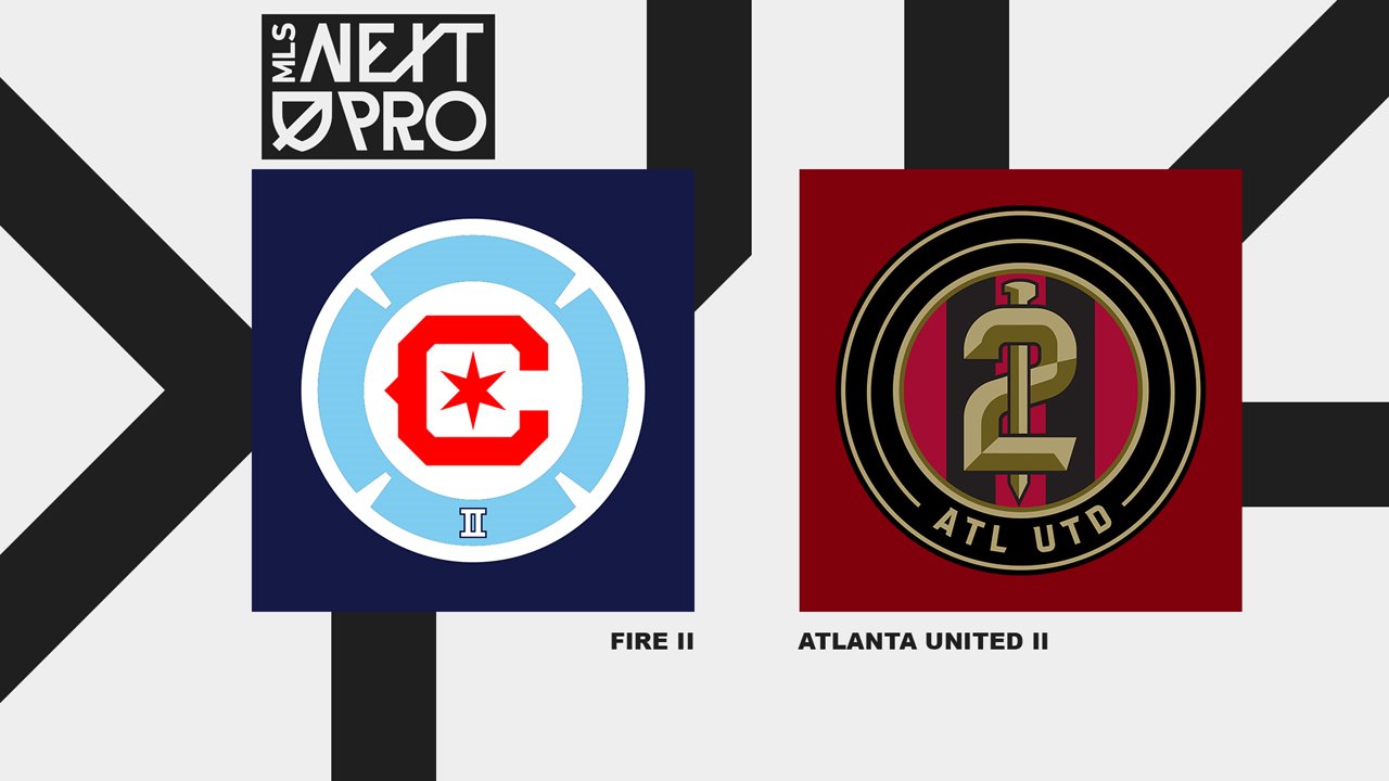 Chicago Fire II vs Atlanta United II poster Chicago Fire II vs Atlanta United II poster