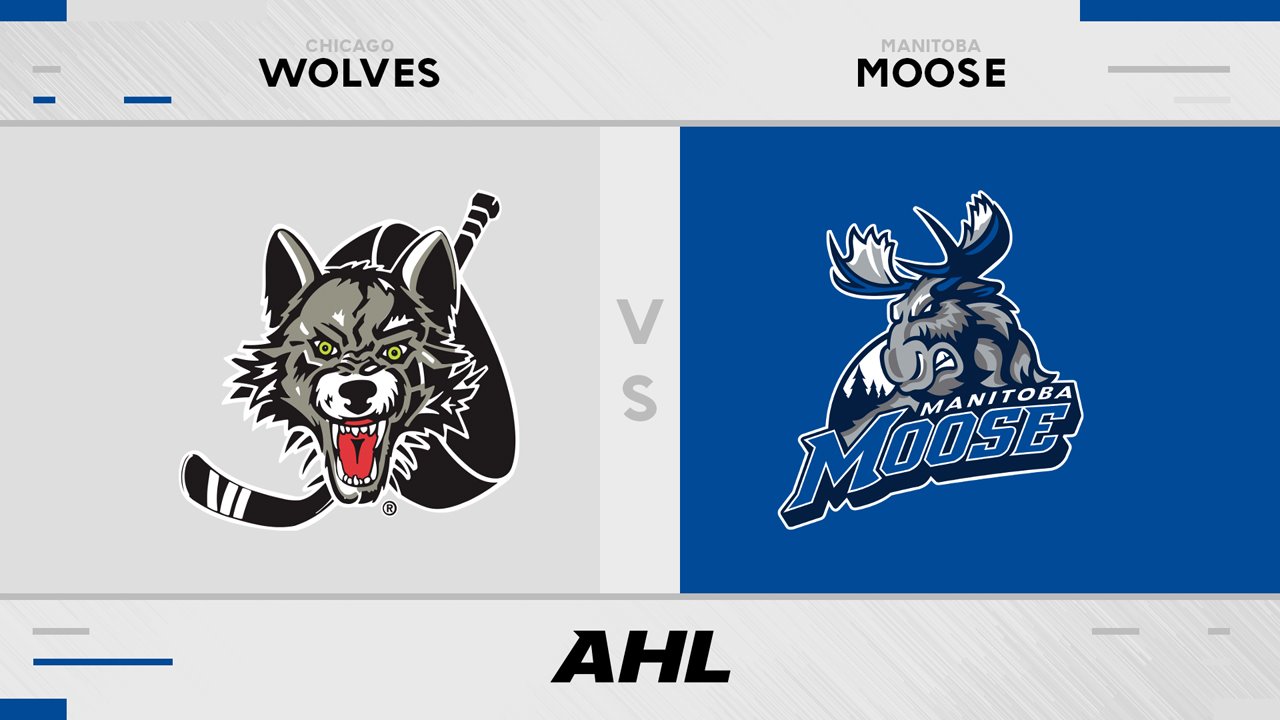 Chicago Wolves vs Manitoba Moose poster