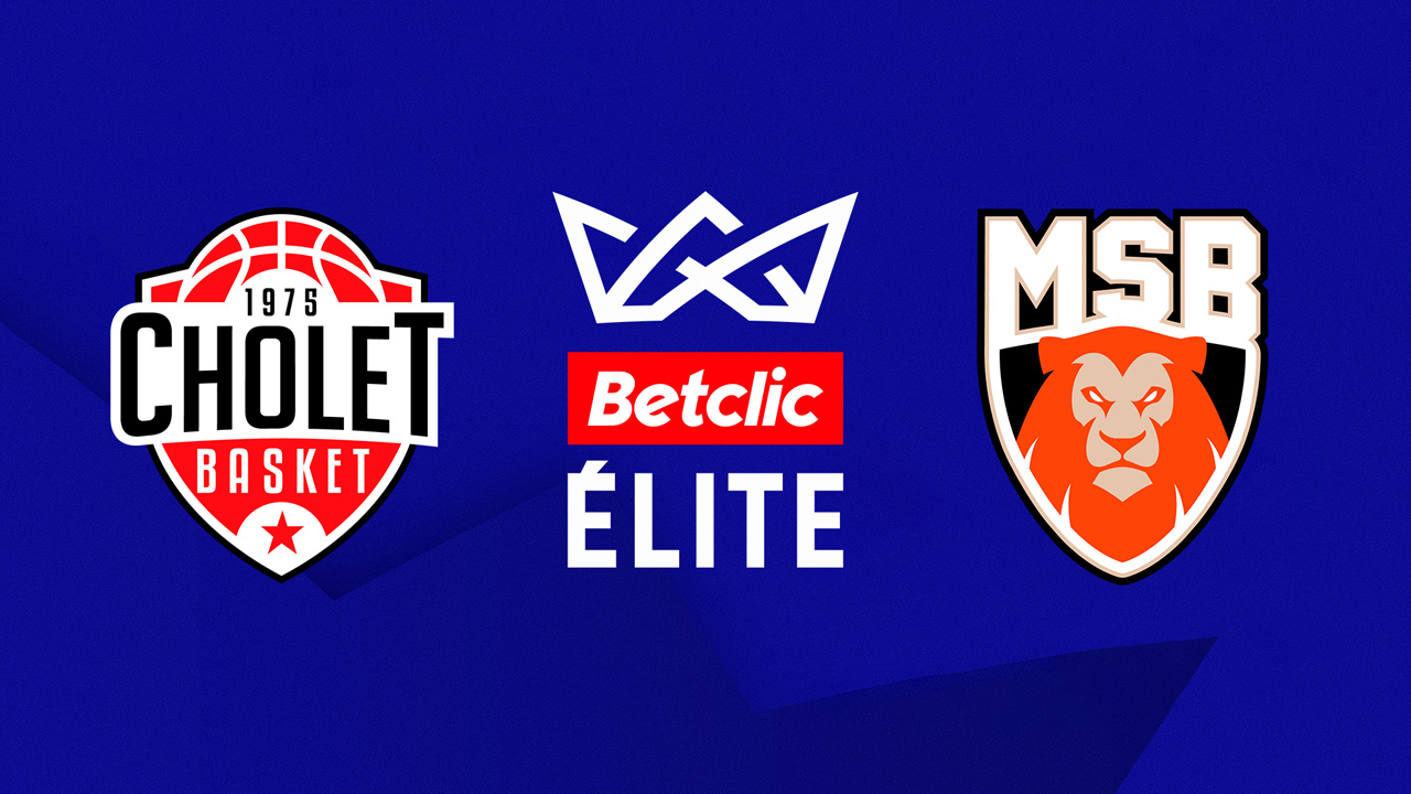 Cholet vs Le Mans Sarthe Basket poster