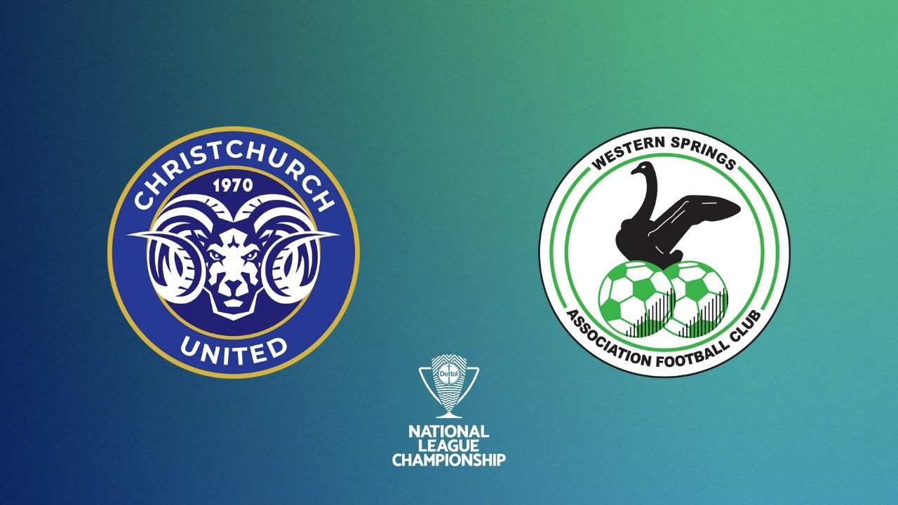 Christchurch United vs Western Springs poster