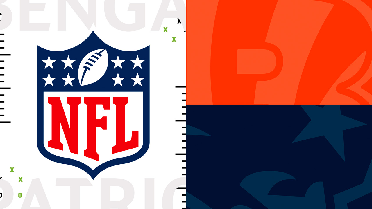 Cincinnati Bengals vs New England Patriots poster Cincinnati Bengals vs New England Patriots poster