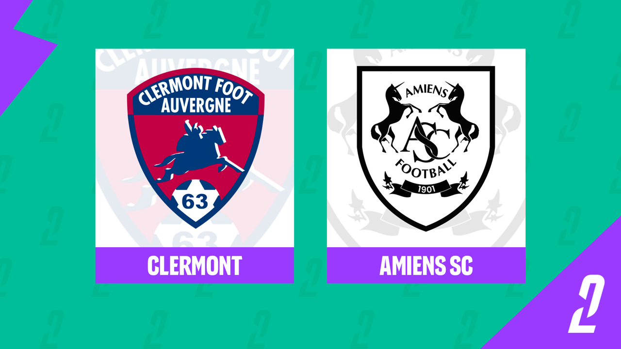 Clermont Foot vs Amiens poster