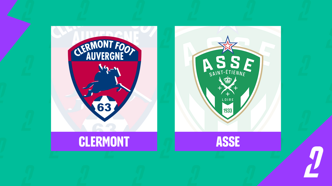 Clermont Foot vs St Etienne poster