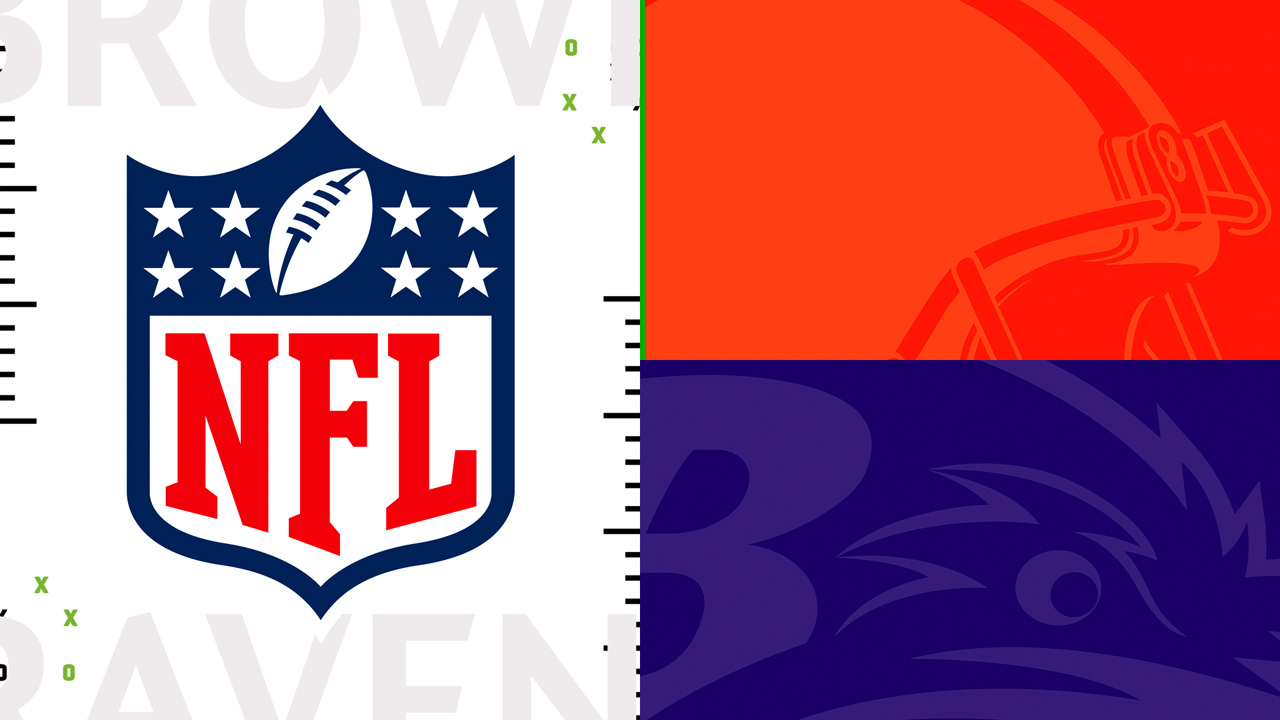 Cleveland Browns vs Baltimore Ravens poster Cleveland Browns vs Baltimore Ravens poster