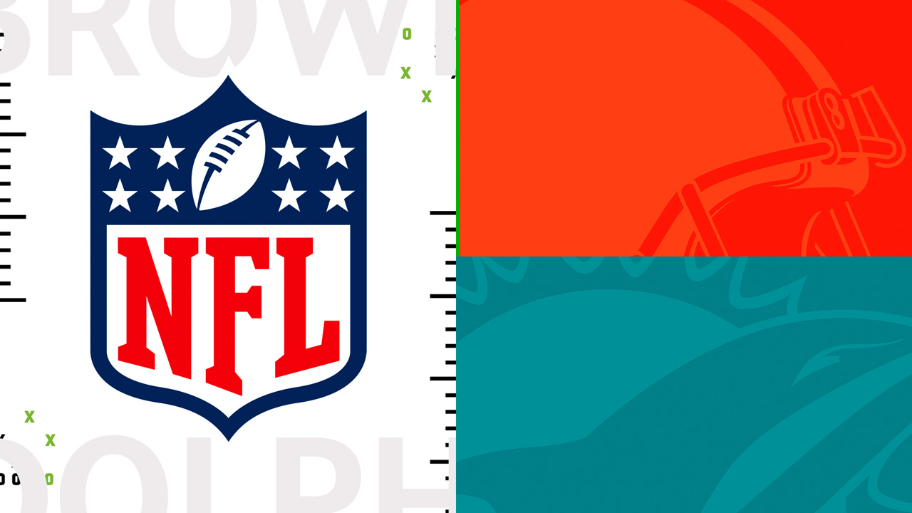 Cleveland Browns vs Miami Dolphins poster
