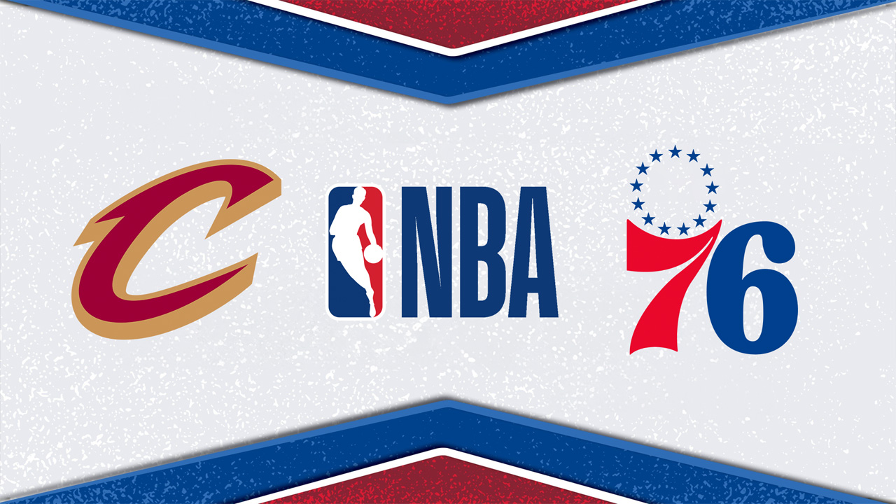 Cleveland Cavaliers vs Philadelphia 76ers poster Cleveland Cavaliers vs Philadelphia 76ers poster