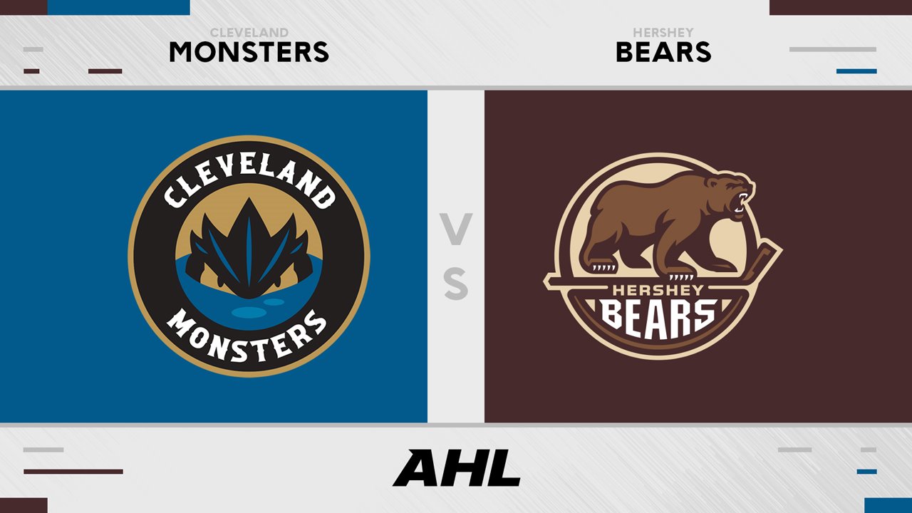 Cleveland Monsters vs Hershey Bears poster Cleveland Monsters vs Hershey Bears poster