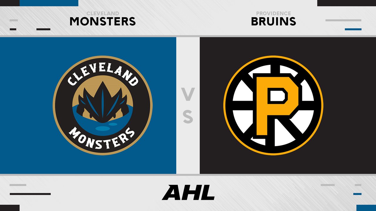 Cleveland Monsters vs Providence Bruins poster