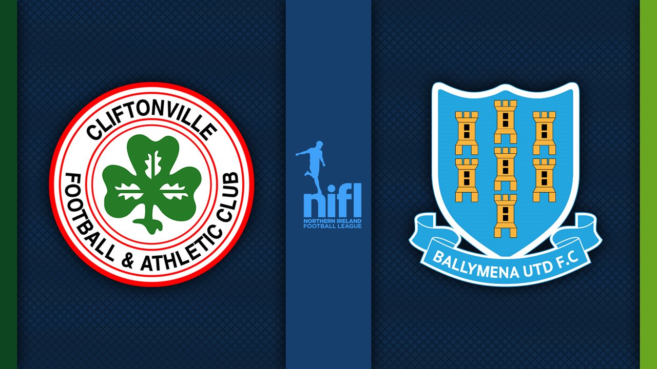 Cliftonville vs Ballymena United poster