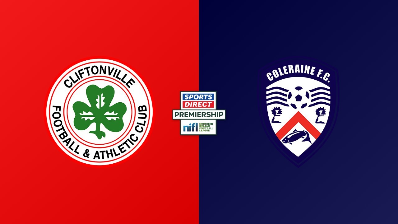 Cliftonville vs Coleraine poster Cliftonville vs Coleraine poster