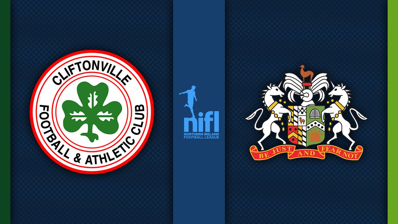 Cliftonville vs Glenavon poster