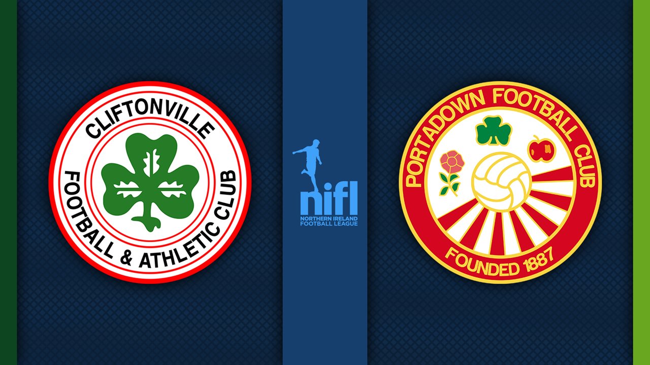 Cliftonville vs Portadown poster Cliftonville vs Portadown poster
