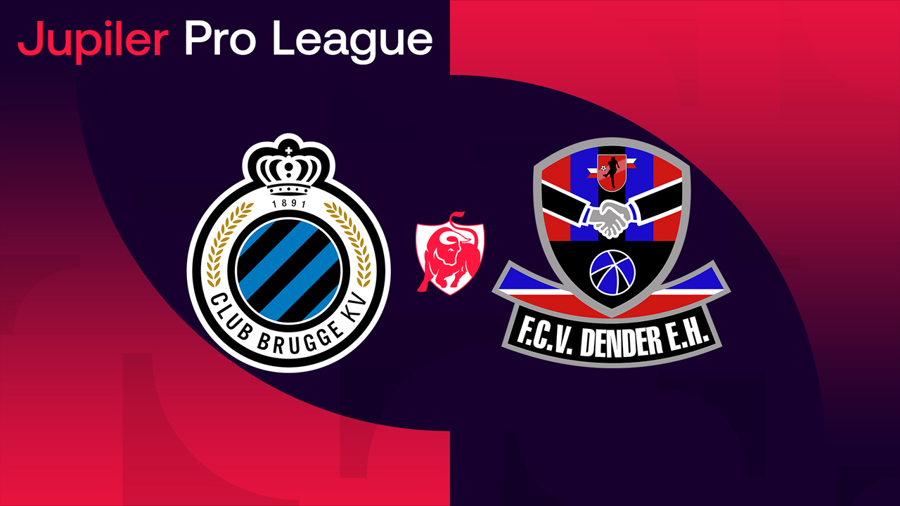 Club Brugge vs Dender poster