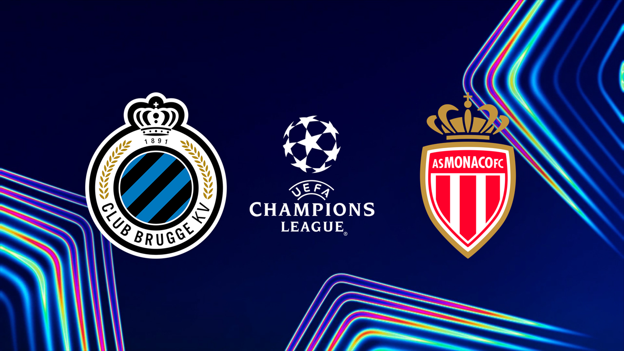 Club Brugge vs Monaco poster Club Brugge vs Monaco poster